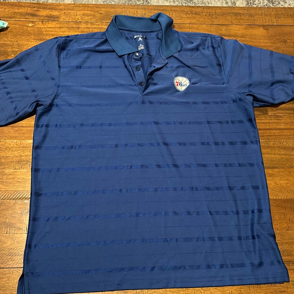 Sixers short sleeve polo